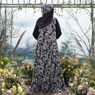Murah Dress Muslim Mandjha Ivan Gunawan - Spring Romance Blck | Gamis