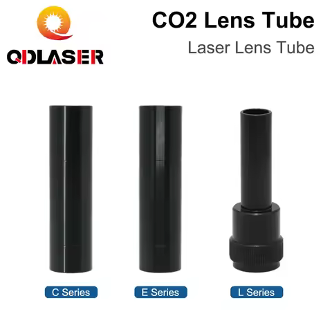 QDLASER CO2 Lens Tube C/E/L Series O.D.24mm 25mm for D20 F50.8/63.5/101.6mm Lens for CO2 laser engra