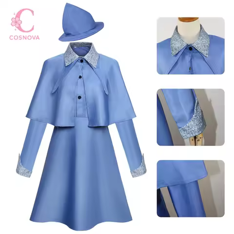Harry Potter Magic Awakened Beauxbatons Cosplay Costume Women School Uniform Dress Outfit Stage Perf