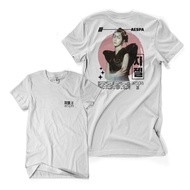 K-POP GISELLE AESPA Distro T-Shirt - South Korean Music Girlband Streetstyle Shirt Unisex Adult