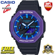 Original G-Shock GA2100 Men Women Sport Watch Japan Quartz Movement 200M Water Resistant Shockproof and Waterproof World Time LED Auto Light Gshock Man Boy Girl Sports Wrist Watches 4 Years Official Warranty GA-2100THS-1AJR (Ready Stock Free Shipping)