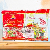 350g Small Pack Sanwa Gula Udang Merah, Red Prawn Candy, Crispy Peanut Candy [OmyFood]