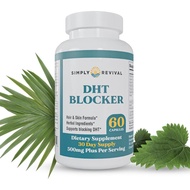 DHT Blocker Saw Palmetto Hair Growth for Men & Women Reduces Shedding 60 Ct