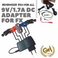 BEHRINGER PSU-HSB-ALL, 9V/1.7A UNIVERSAL EFFECT ADAPTER