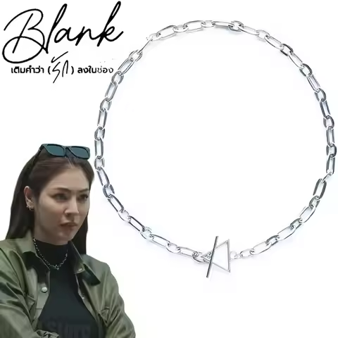 TV Series Blank Faye Yoko Nueng Anueng Cosplay Neckalce Unisex Alloy Choker OT Chain Pendant Jewelry