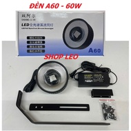 Đèn A60 phiên bản nâng cấp của ZAQUA RGB + UV (ngoại hình không đổi công suất cao hơn 60 và 80W đỏ c