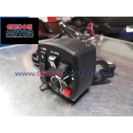 SWITCH SIREN POLIS POLICE URB PDRM JPJ JPAM MEDIC RELA CAN USE FOR LED SPOTLIGHT KAWASAKI VERSYS NIN