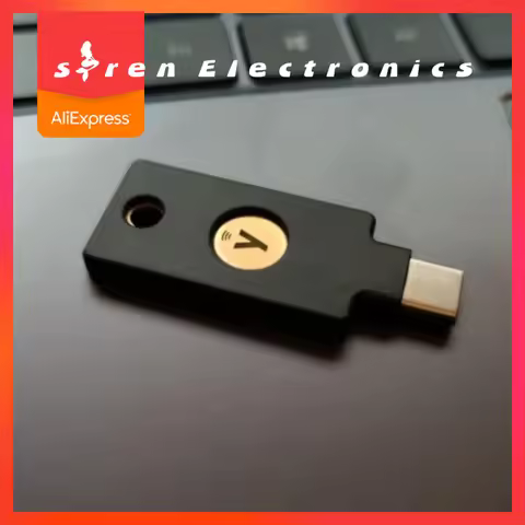 Yubikey 5C NFC 2FA Security Key, Connect via USB-C or NFC, FIDO Certified Yubico Coinbase Protection