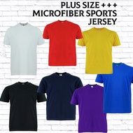 Men's Clothes Plus Size Vivid Supercool Microfiber Short Sleeve Round Neck Performance Jersey 6 Colo