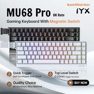 IYX MU68 PRO Magnetic Switch Gang Keyboard Alunum Alloy 8000Hz Quick Trigger Mechanical Keyboard Hot
