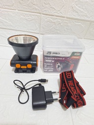 Senter Kepala 80 Watt Probest PB-80S Senter LED Rechargeable Lampu Senter LED Lampu Senter Cas LED