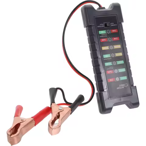 12V 24V Car Battery Tester Digital Diagnostic Tool for Diesel Gas Vehicles Intelligent Voltage Detec