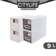 Citylife 9L Stackable Storage Chest Drawers box Home Organizer Drawer Plastic Cabinet G-5200