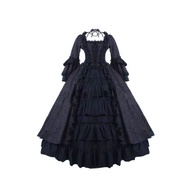 18th Century Women's Rococo Ball Gown Long Masquerade Dresses