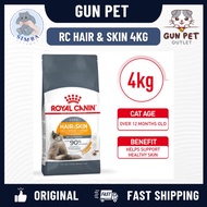 Gun Pet Royal Canin Hair & Skin Care Adult (4kg) Dry Cat Food Makanan Kucing - Feline Care Nutrition