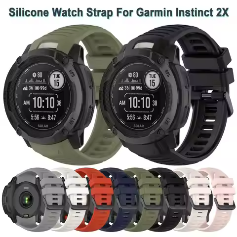 Silicone Watch Strap For Garmin Instinct 2X Replacement Sport Watchband Bracelet For Garmin Instinct
