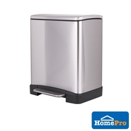 EKO DUSTBIN SQUARE EK1437MT 30L W36XD32XH62 WHITE