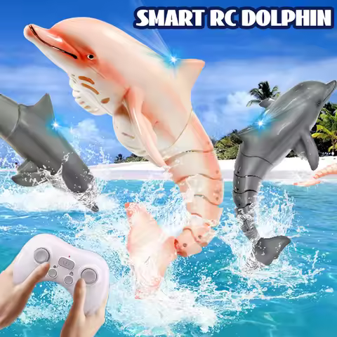 Smart Rc Dolphin Whale Remote Controlled Boat Ship Submarine Robots Fish Pool Waterproof Electric To