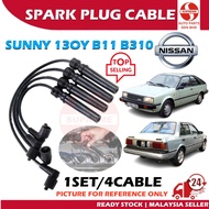 S2U NGK Spark Plug Cable Nissan Sunny 130Y B11 B310 Tali Plug Wayar Kereta Ignition Wire Leads