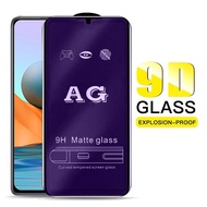 AG Anti-fingerprint Matte Full Cover Anti Blue Light Tempered Glass Xiaomi Redmi 11T 5G Note 12 12s 11 11s 10 9 9t 9s 8 7 K20 K30 Pro 5G Frosted Glass Screen Protector
