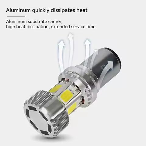 Motorcycle Light Super Bright Lamp Bulbs Motor H4 BA20D LED Headlight Bulb Scooter Motorbike DRL Lig