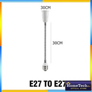 Plug To E27 Bulb Holder Flexible Extend E27 To E27 Light Lamp Holder power socket Bulb Extension Con
