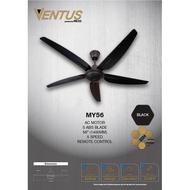 DEKA / REZO Ceiling Fan F5X / XR5 / MY56 With Remote Control - 5 Blade