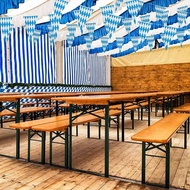 10X 10M Bavarian Garland Oktoberfest Decor Oktoberfest Pennant Bavarian Banner Photo Prop