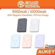 Aukey PB-MS03 /MS04 5000mAh / 10000mAh 20W Magnetic Ultra Slim Wireless Powerbank