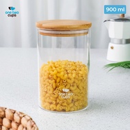 One Two Cups Airtight Glass Food Storage Jar 900ml - GH1270 - Transparent
