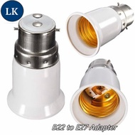 LK Ready Stock Bayonet B22 To E27 Screw Light Bulb Adaptor,Bulbs Adapter Converter,E27 Light Bulbs C