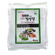 ✽KOREA 100s Garimi Sushi Nori Gimbap Roasted Seaweed 100pcs Full Cut (HALAL)  Vegetarian✷