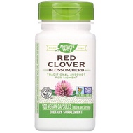 Nature S Way Red Clover Blossom/สมุนไพร400 Mg100แคปซูลวีแกน