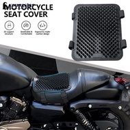 YOUNGSTAR Soft Silicone Motorcycle Rear Seat Cushion Cover Seat Protector Covers Breathable Sunscree