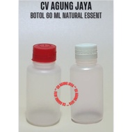 Essence Bottle 60 ML Hdpenatural Plastic Bottle/ Vanilla Bottle/ Syrup Medicine Bottle/ 60 Bottle/ M