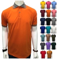 Plain Short-sleeved T-shirts for Adults M, L, XL, XXL Part 3 / T-shirts Men's Clothing/ Collared T-s