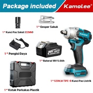 Impact Full Set Murah Kamolee Tool DTW285 520 N.m 1/2 Inch Dual-purpose Wrench Compatible With Makit