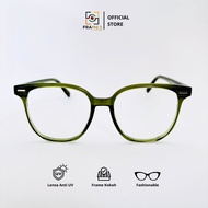 [FI] Minus Glasses 0-12 Lenses Thinned Index 1.67 GREEN Anti UV Anti Radiation Anti Dew Trendy Fashi