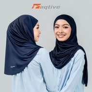 Raqtive Flip-Ease Hijab A002- Biru / Flip Ease - Navy Blue A002
