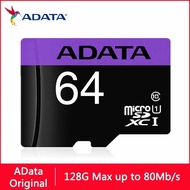 [HOT TALQQQWWEGE 583]ADATA SDXC SDHC 16GB 32GB ความจุ64GB หน่วยความจำการ์ด Microsd บัตร TF แฟลชการ์ดเก็บข้อมูลการ์ดสำหรับโทรศัพท์