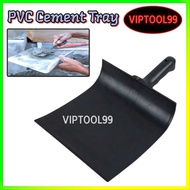 PVC Cement Tray Curve / Tray Cement / Dulang Simen / Tray Sudu / Cement Tray Square Black