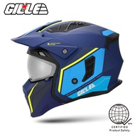 2022 Gille Squadron Enduro Full Face &amp; Half Face Modular Helmet Gille Helmet Motorcycle Helmet