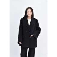 (((XL) fashion for yes Wool Short Fleece Cotton-padded Black Jacket Second-hand Clothing