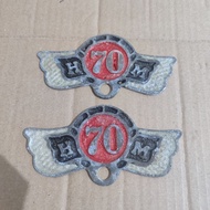 Emblem variation decoration sweetener sweetener swing arm arem swing arm rear fork honda C70 CD70 CL