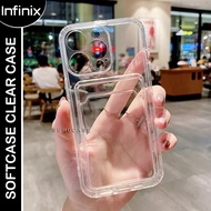 Softcase Slot Kartu simpan foto sendiri/ ktp Infinix Smart 5 Smart 6 Hot 30i Hot 30 Play Hot 10s Hot