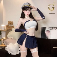 Cosplay Set Stewardess Sailor Sexy Nightdress Model A2152 Premium Grade Authentic