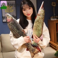 TARANIS Simulation Fish Plush Pillow, Stuffed Grouper Cartoon Fish Plush Toy, Funny PP Cotton Soft L