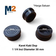 Rubber Feet Dop 1 1/ 4 inch Line Model Diameter 30mm Round Iron Pipe Table Chair Shelf Protector/