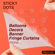 ✅SG Sticky Dots Sticky Glue Tag for Balloons Birthday Banner Wall Decorations Fringe Curtains Decor 