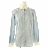 Brooks Brothers Tshirt stripe blue white Long sleeves Direct from Japan Secondhand